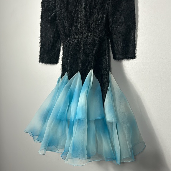 Dance Dress Crew Neck Tulle Skirt Long Sleeve size S-M - Picture 11 of 13